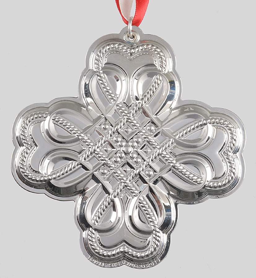 Celtic Series-Ornament 2019 Celtic Ornament - Boxed by Towle Silver-1