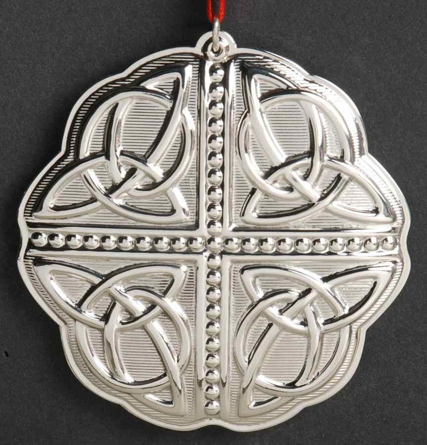 Celtic Series-Ornament 2012 Celtic Ornament 3 1/4 Ht - Boxed by Towle Silver-1