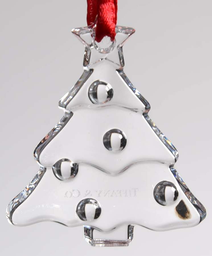 Tiffany & Co Crystal Ornament Christmas Tree-Mini - Boxed by Tiffany-1