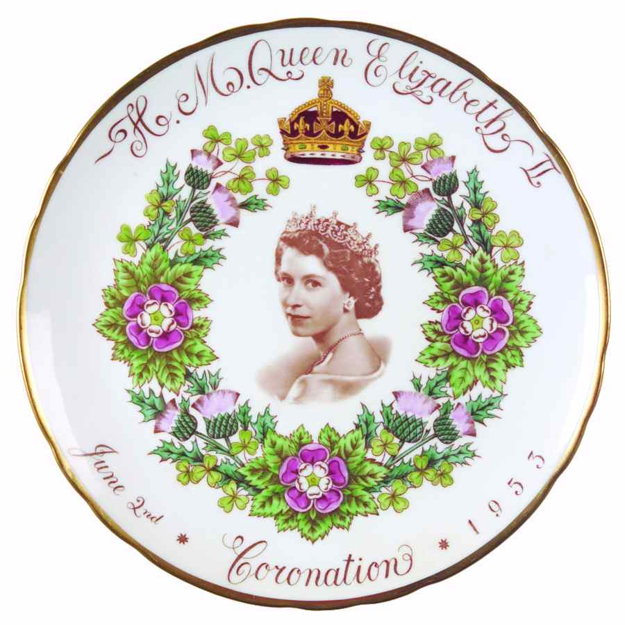 Tuscan Royalty Giftware Elizabeth Ii Coronation Plate - No Box by Tuscan - Royal Tuscan-1