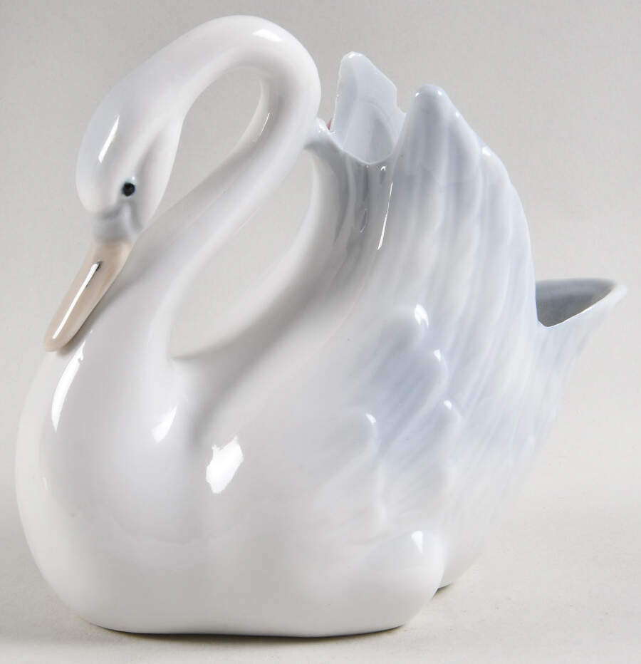 Tengra Figurines Swan Figural Vase - No Box by Tengra-Spain-1