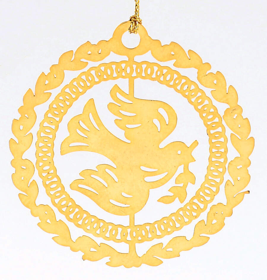 Gold Ornaments Dove - No Box by Tamerlane-1