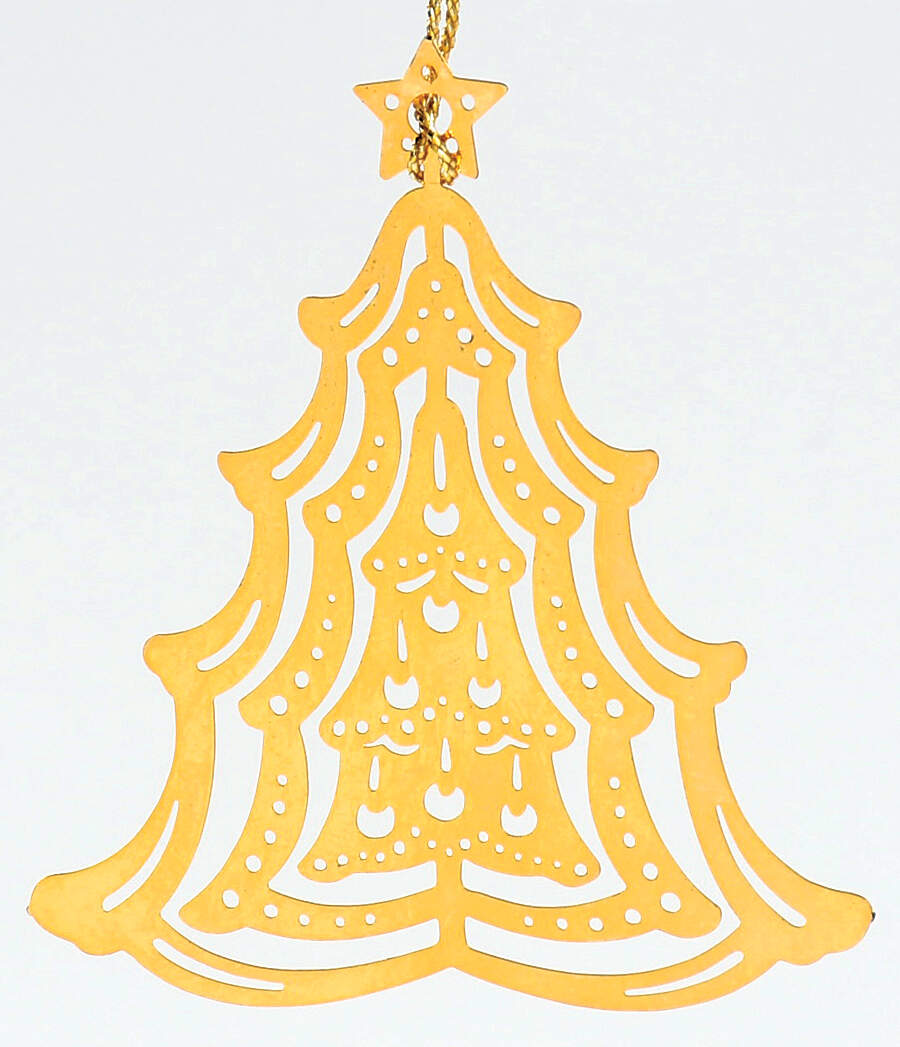 Gold Ornaments Tree - No Box by Tamerlane-1