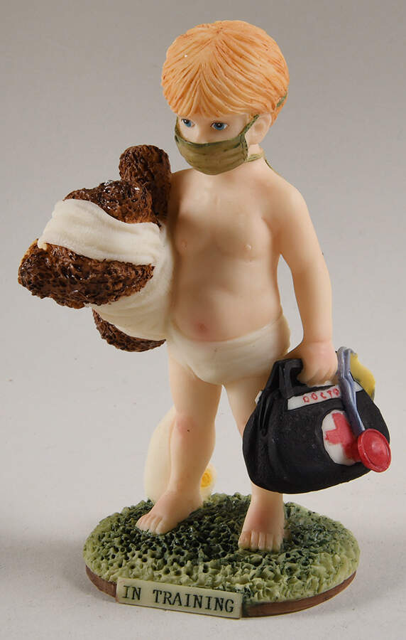 In Training By Fran Baggett Help Is On The Way-Doctor, Boy - Boxed by Tlc Greetings-1