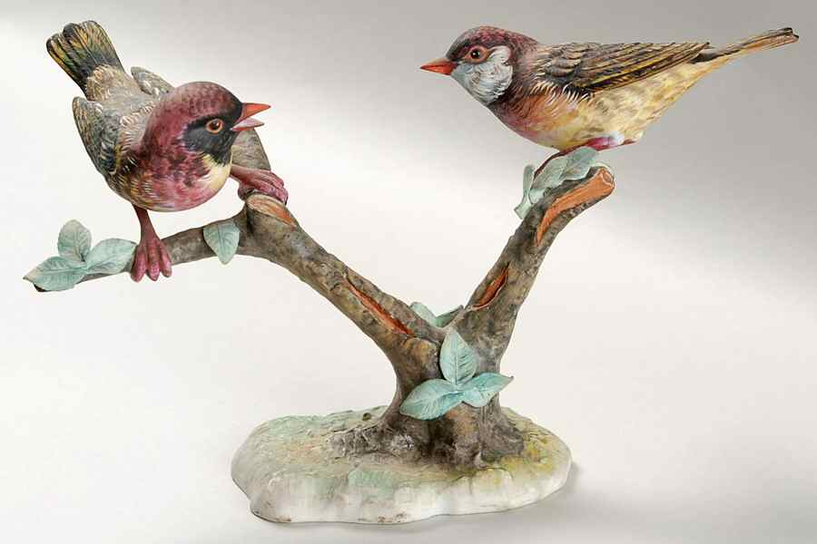 Vista Alegre Figurines Two Birds - Matte - No Box by Vista Alegre-1