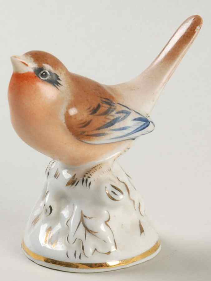 Vista Alegre Figurines Bird - Red And Brown - No Box by Vista Alegre-1