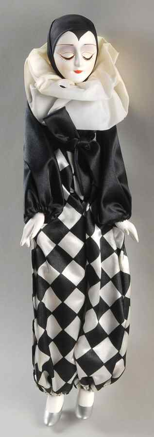 Dancrafts Dolls Pierrot W/ Checkered Outfit - No Box by Victoria Implex-1