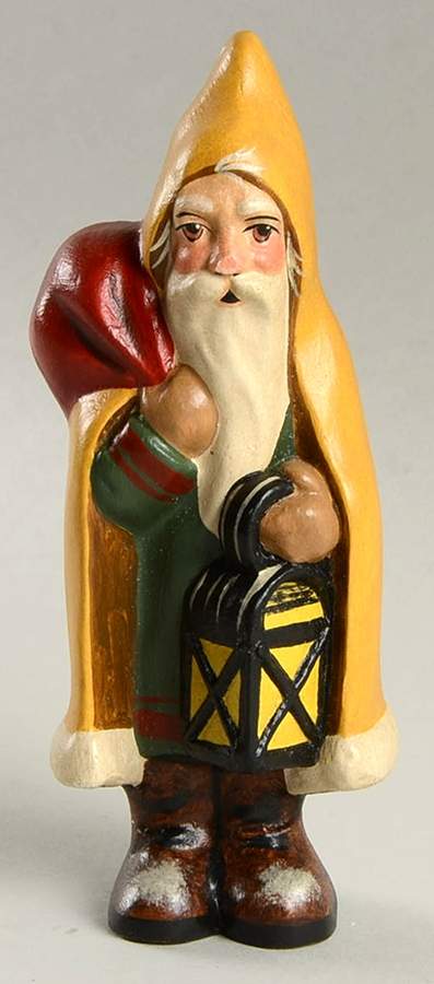 Colonial Williamsburg Exclusives Santa With Lantern - No Box by Vaillancourt Folk Art-1