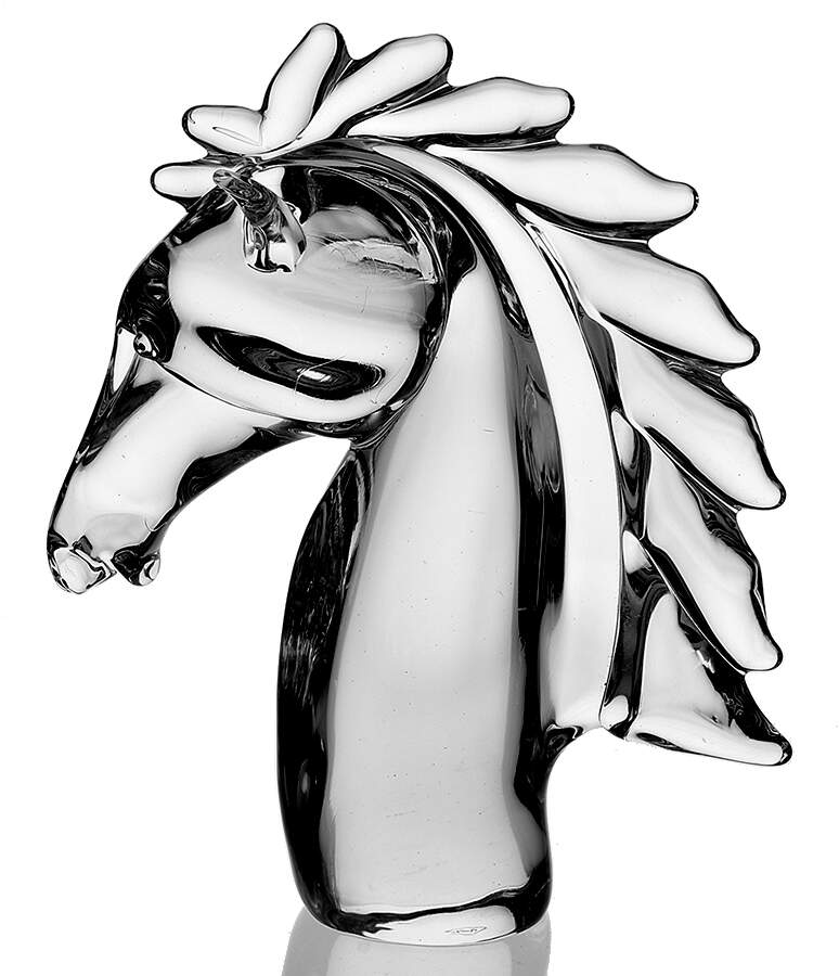 Vilca Crystal Figurines Large Horse Head-Bust - No Box by Vilca-1