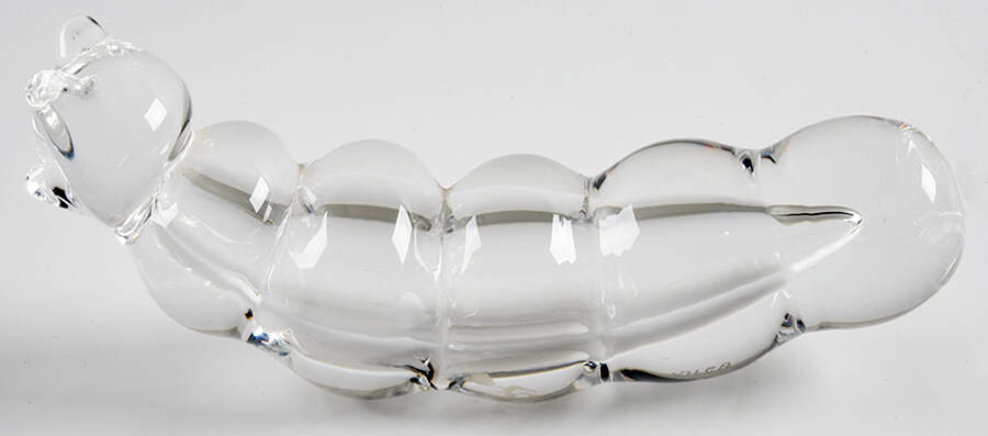 Vilca Crystal Figurines Caterpillar-Clear - No Box by Vilca-1