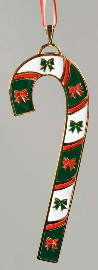 Candy Cane-Ornament Bows - Boxed by Wallace Silver-1