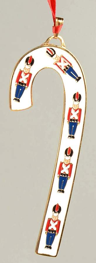 Candy Cane-Ornament Toy Soldiers - With Box by Wallace Silver-1