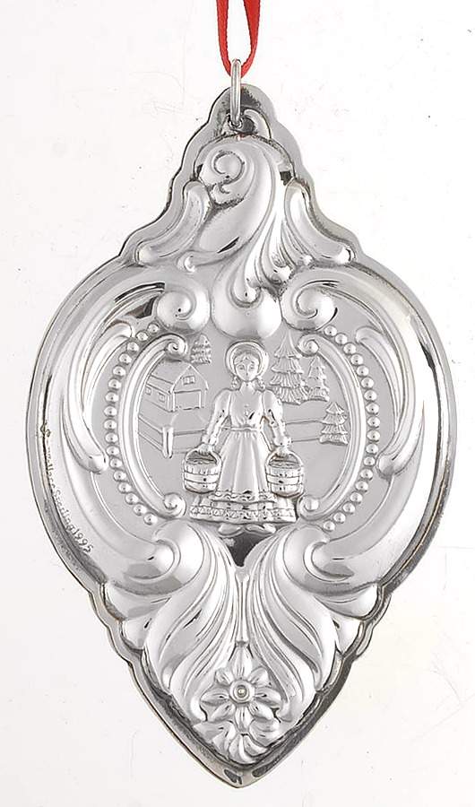 Twelve Days of Christmas-Grande Baroque Eight Maids A Milking - Boxed by Wallace Silver-1