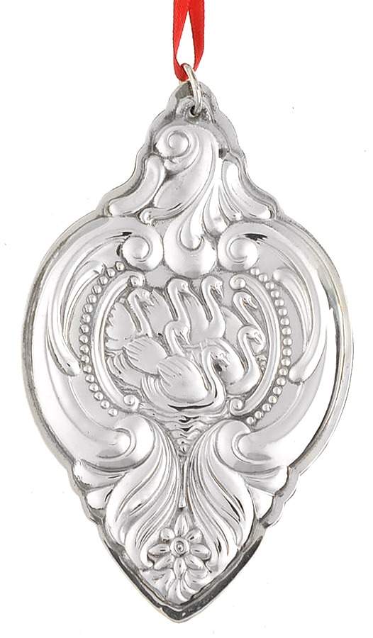 Twelve Days of Christmas-Grande Baroque Seven Swans A Swimming - No Box by Wallace Silver-1