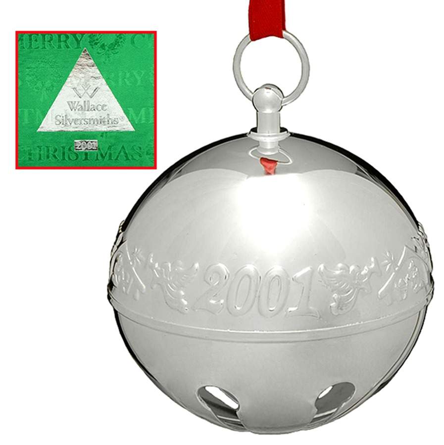 Sleigh Bell-Silverplate Ornament Christmas Characters - Boxed by Wallace Silver-1
