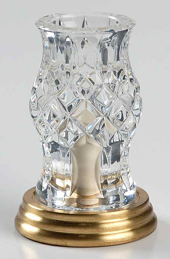 Crystal Jewels Miniatures Hurricane Lamp With Candle - No Box by Waterford Crystal-1