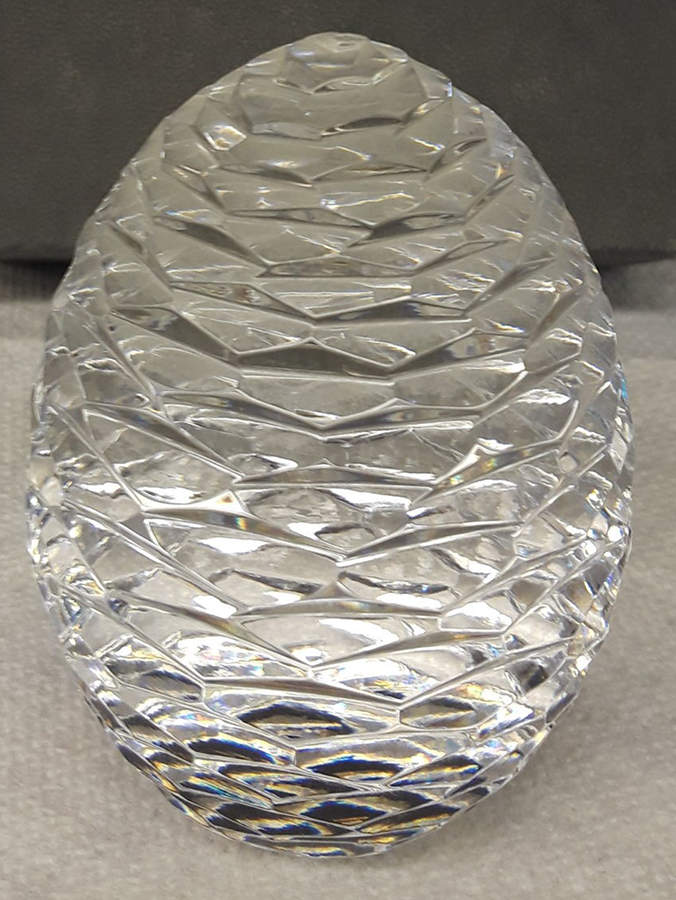 Waterford Crystal Paperweight Pine Cone - Boxed by Waterford Crystal-1