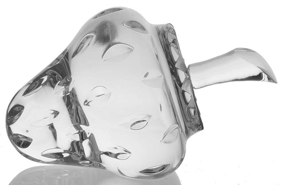 Waterford Crystal Paperweight Strawberry - No Box by Waterford Crystal-1