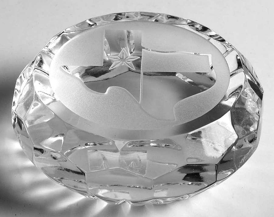 Waterford Crystal Paperweight State Of Texas - No Box by Waterford Crystal-1