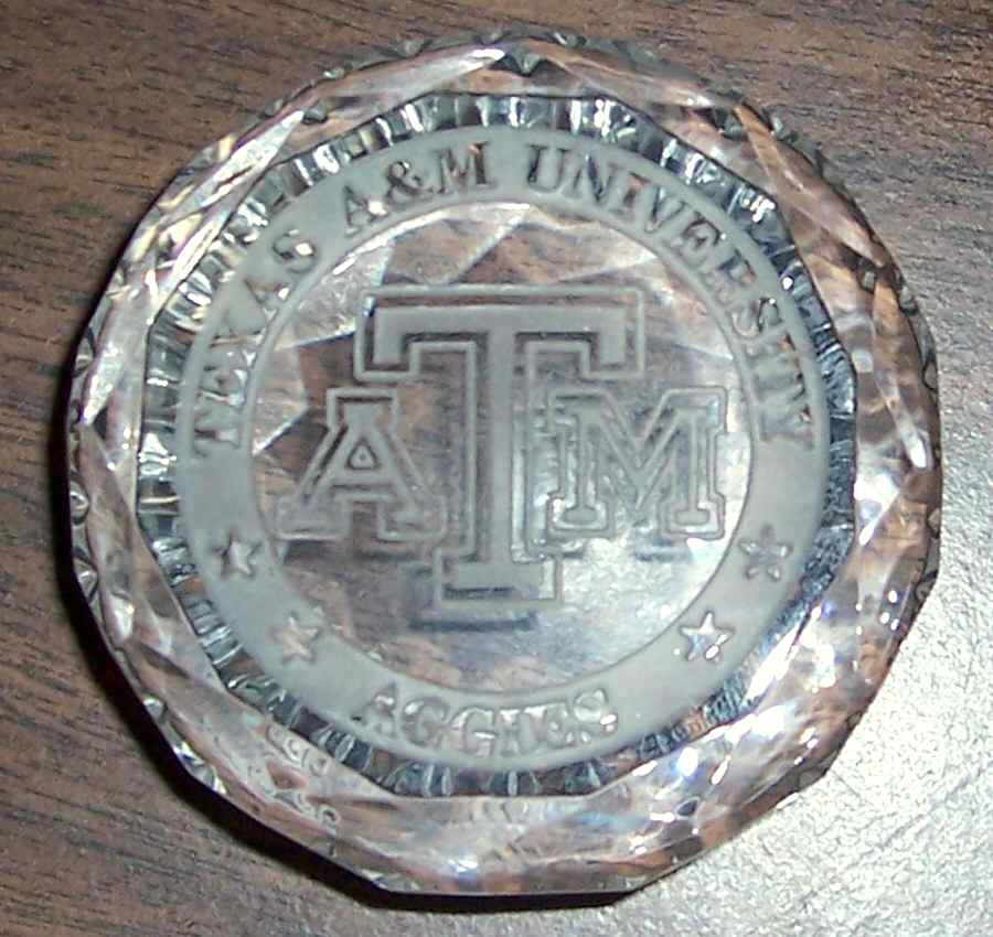 Waterford Crystal Paperweight Texas A&M - Boxed by Waterford Crystal-1