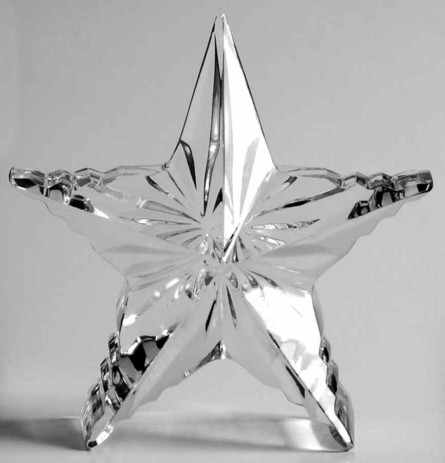 Waterford Crystal Paperweight Standing Star Paperweight - Boxed by Waterford Crystal-1
