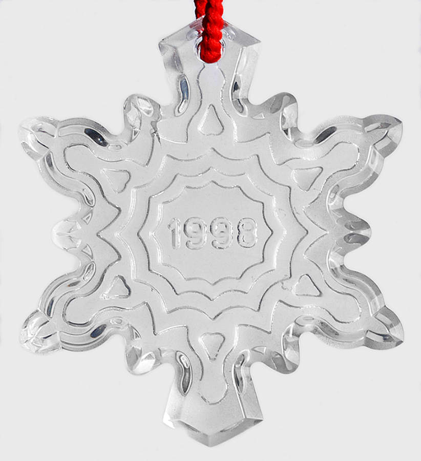 Snow Crystal 1998-Snowflake - Boxed by Waterford Crystal-1
