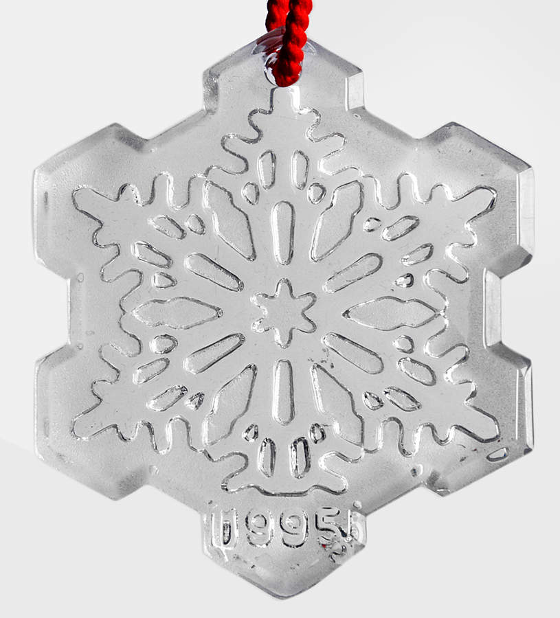 Snow Crystal 1995-Snowflake - With Box by Waterford Crystal-1