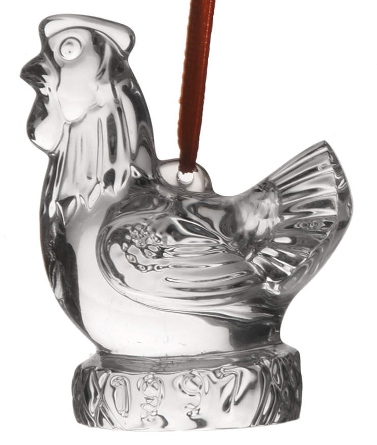 Twelve Days of Christmas #2 Three French Hens - No Box by Waterford Crystal-1