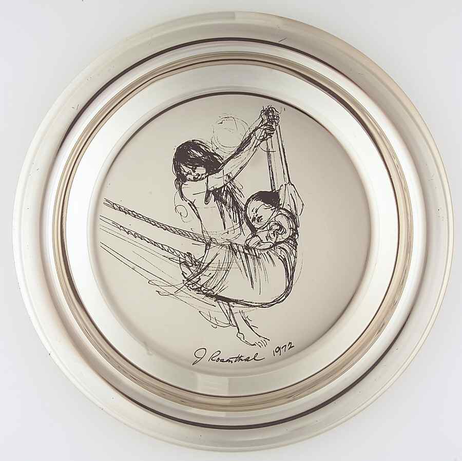 Mother's Day Plate Children Of Mankind - With Box by Wellings Mint-1