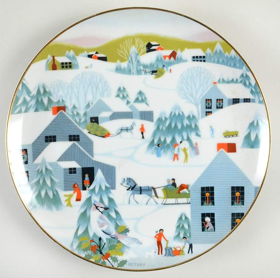 Christmas Plate Home For Christmas - Boxed by World Book-1
