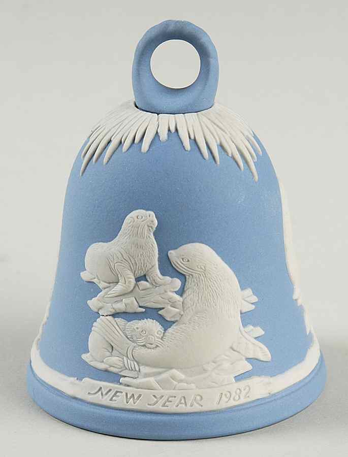 New Years-Bell-Jasperware Seals - No Box by Wedgwood-1