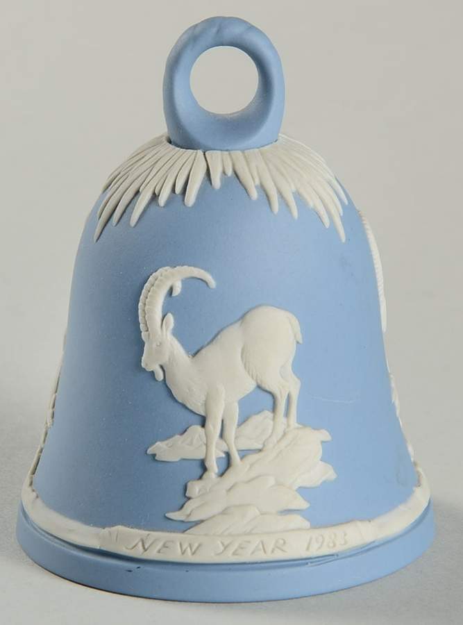 New Years-Bell-Jasperware Ibex - Boxed by Wedgwood-1