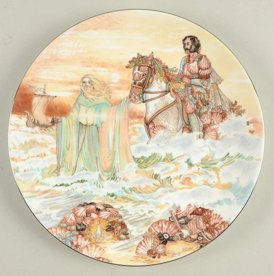 Wedgwood Single Release Plates Saint James's Grotto Day - Boxed by Wedgwood-1