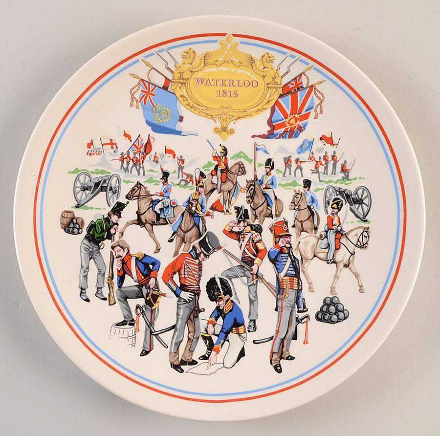 Wedgwood Single Release Plates Waterloo-1815 - No Box by Wedgwood-1