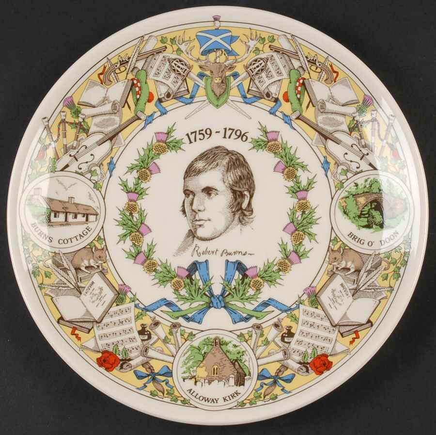 Wedgwood Single Release Plates Robert Burns Bicentenary - No Box by Wedgwood-1