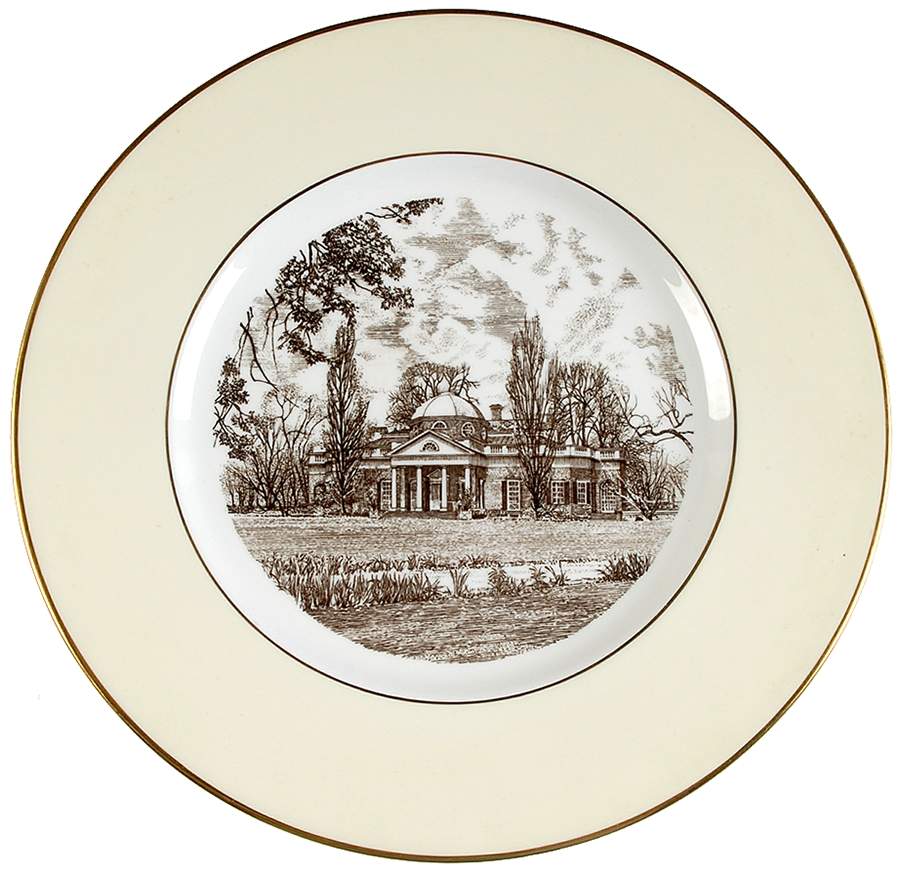 Wedgwood Single Release Plates Monticello - No Box 60 by Wedgwood-1