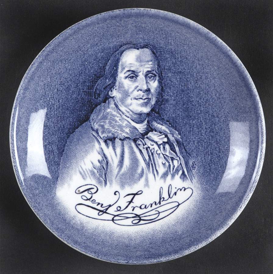 Wedgwood Single Release Plates Ben Franklin Coaster - Boxed by Wedgwood-1