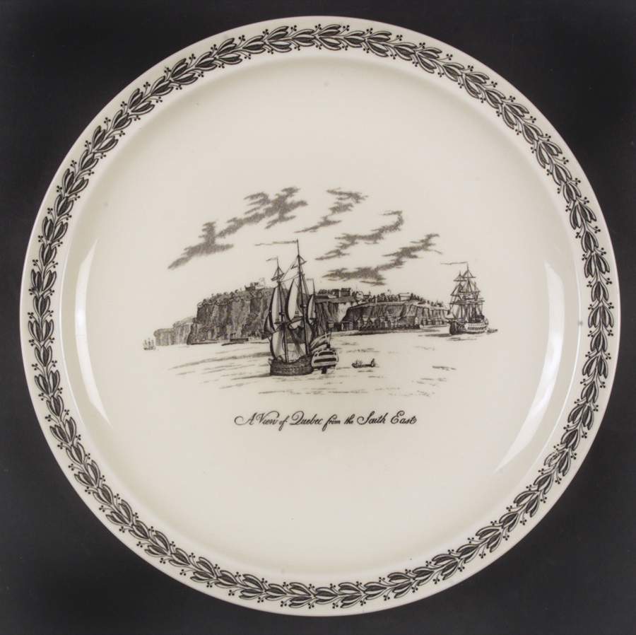 Wedgwood Single Release Plates View Of Quebec From South East - Boxed by Wedgwood-1