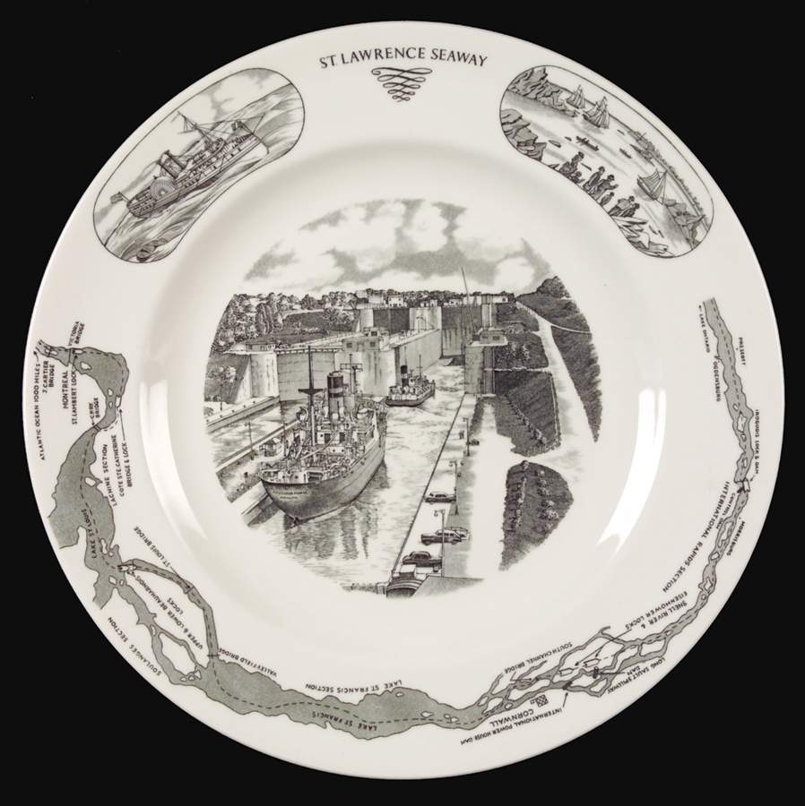Wedgwood Single Release Plates St. Lawrence Seaway - No Box by Wedgwood-1