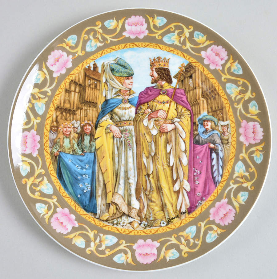 Legends of King Arthur Wedding Of King Arthur And Guinevere - No Box by Wedgwood-1