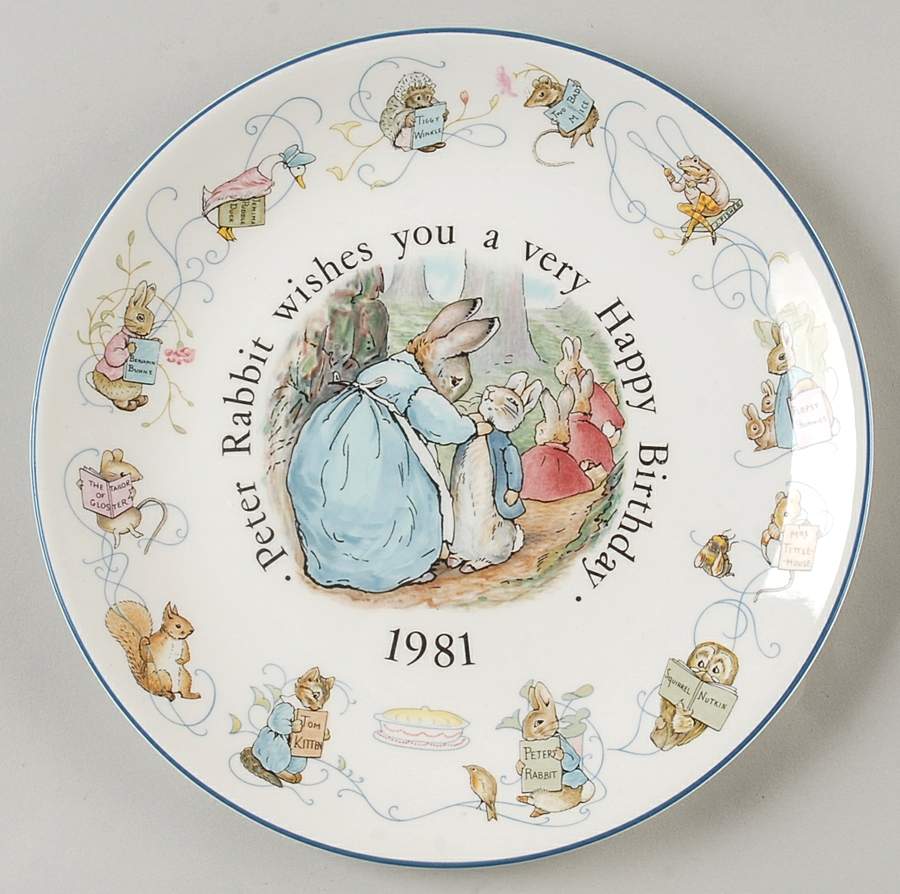Peter Rabbit-Birthday Happy Birthday - No Box by Wedgwood-1