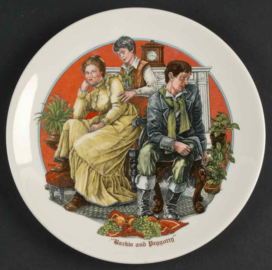 Remarkable World of Charles Dickens Barkis And Pegotty - No Box by Wedgwood-1