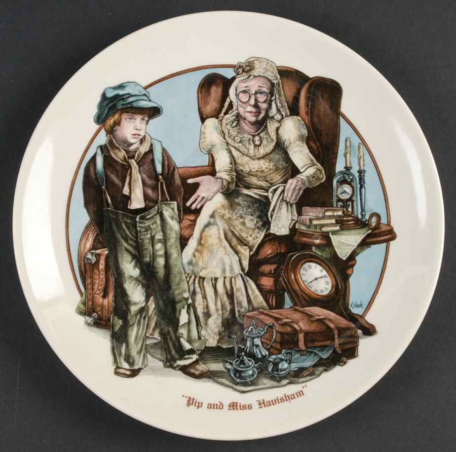 Remarkable World of Charles Dickens Pip And Miss Havisham - No Box by Wedgwood-1