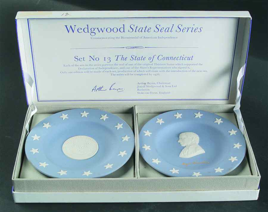 State Seal-State Signers Connecticut-Roger Sherman - No Box by Wedgwood-1