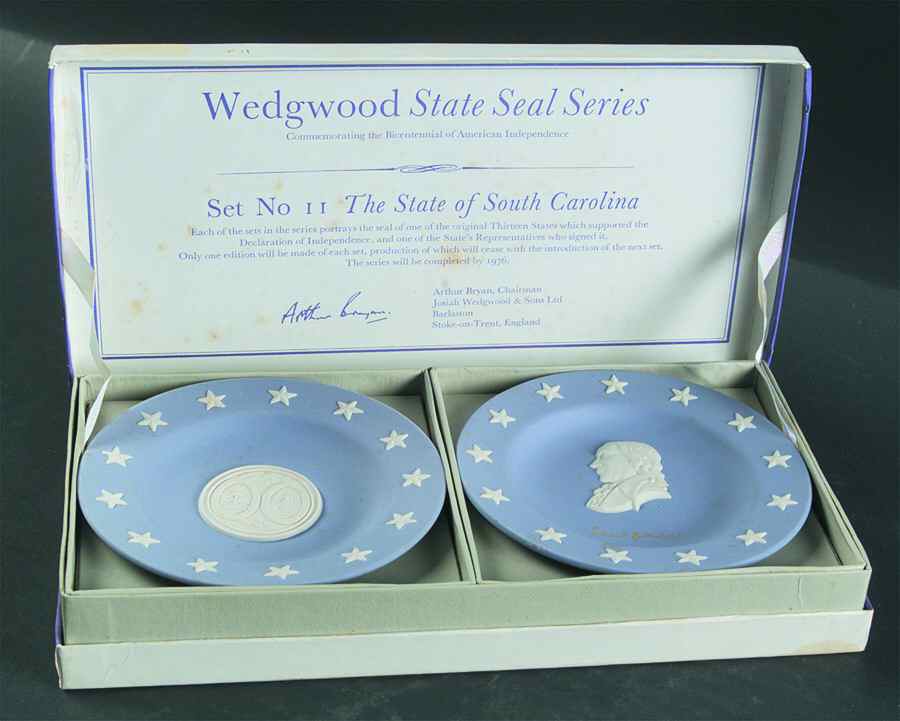 State Seal-State Signers South Carolina-Edward Rutledge - No Box by Wedgwood-1
