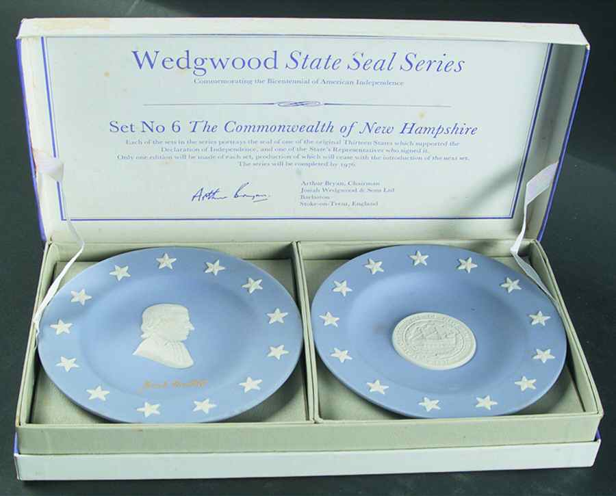 State Seal-State Signers New Hampshire-Josiah Bartlett - No Box by Wedgwood-1