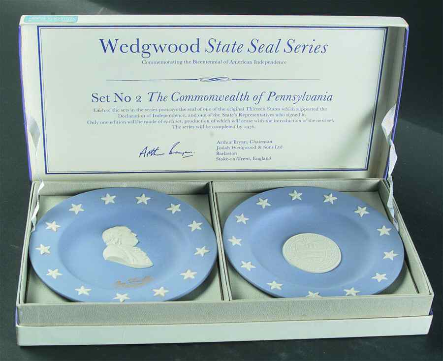 State Seal-State Signers Pennsylvania-Benjamin Franklin - Boxed by Wedgwood-1