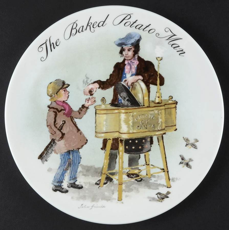 The Street Sellers of London Baked Potato Man - No Box by Wedgwood-1
