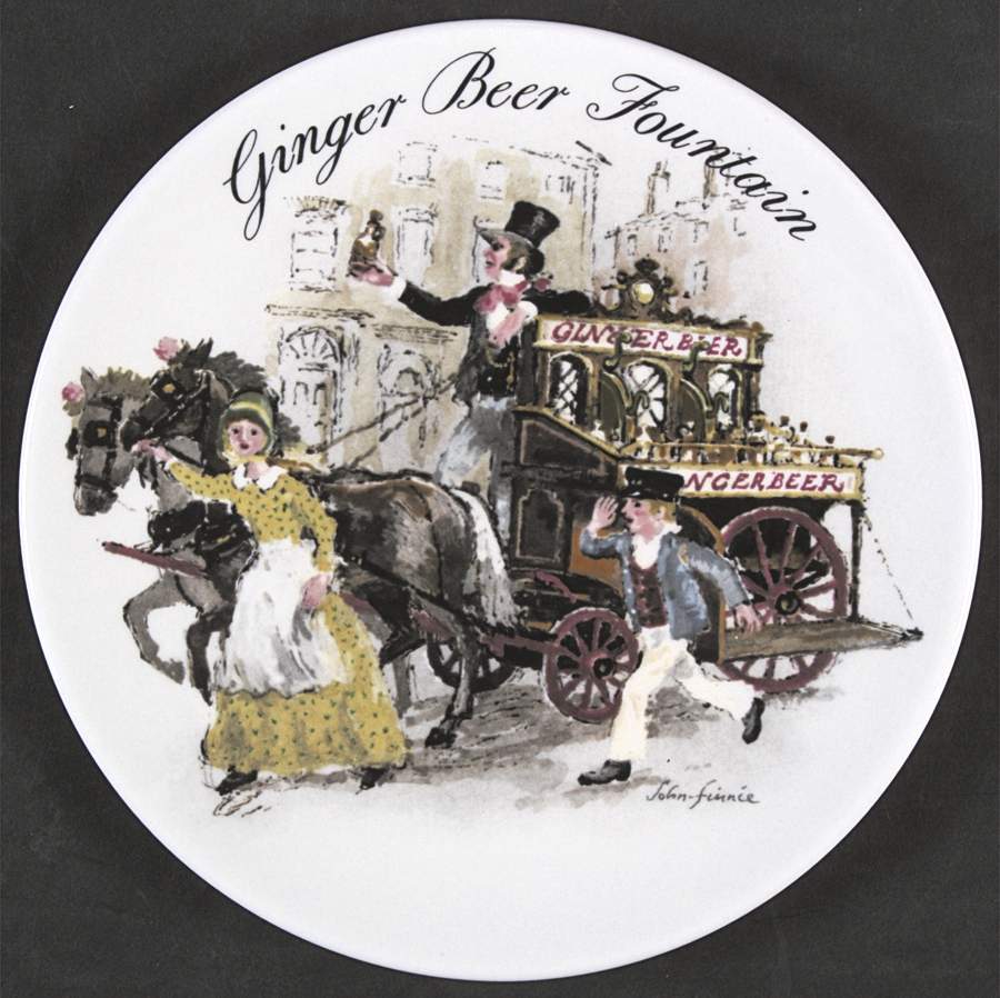 The Street Sellers of London Ginger Beer Fountain - No Box by Wedgwood-1