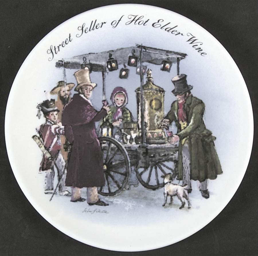 The Street Sellers of London Street Seller Of Hot Elder Wine - No Box by Wedgwood-1